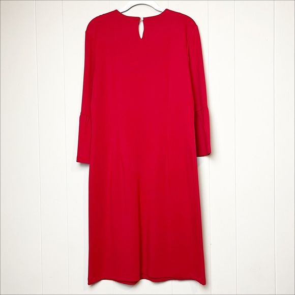 J. McLaughlin Red Long Sleeve Dress - Picture 6 of 16